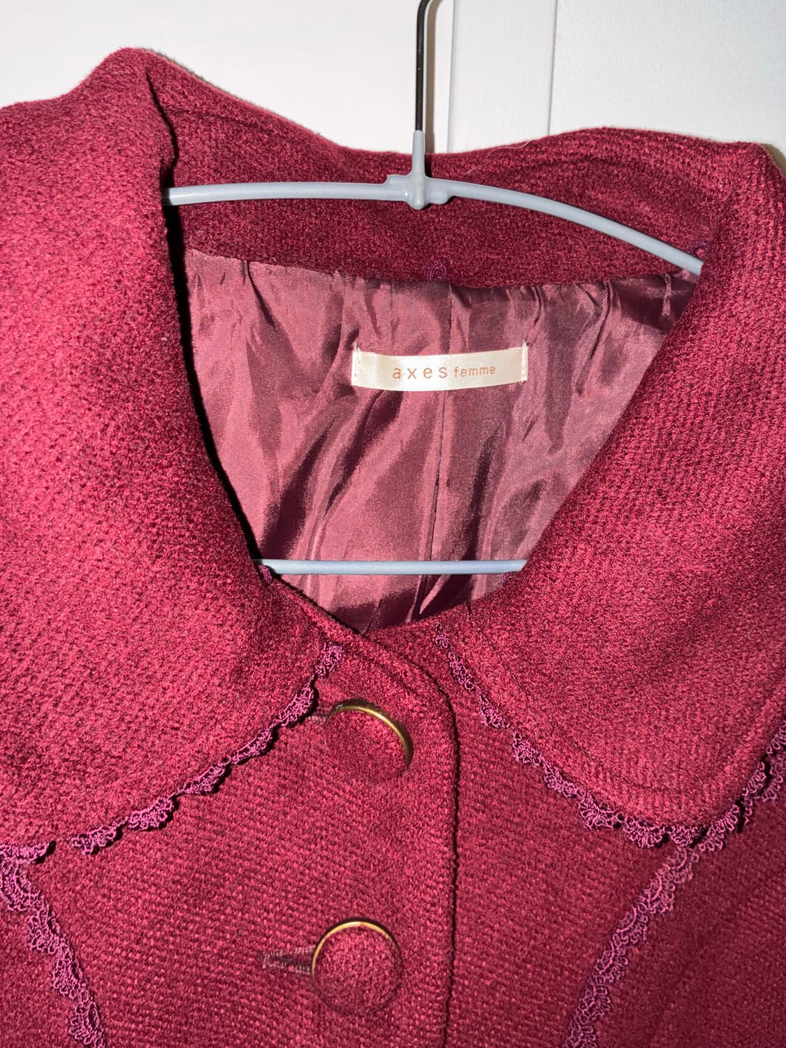 Axes femme 자켓 버건디 상품이미지4