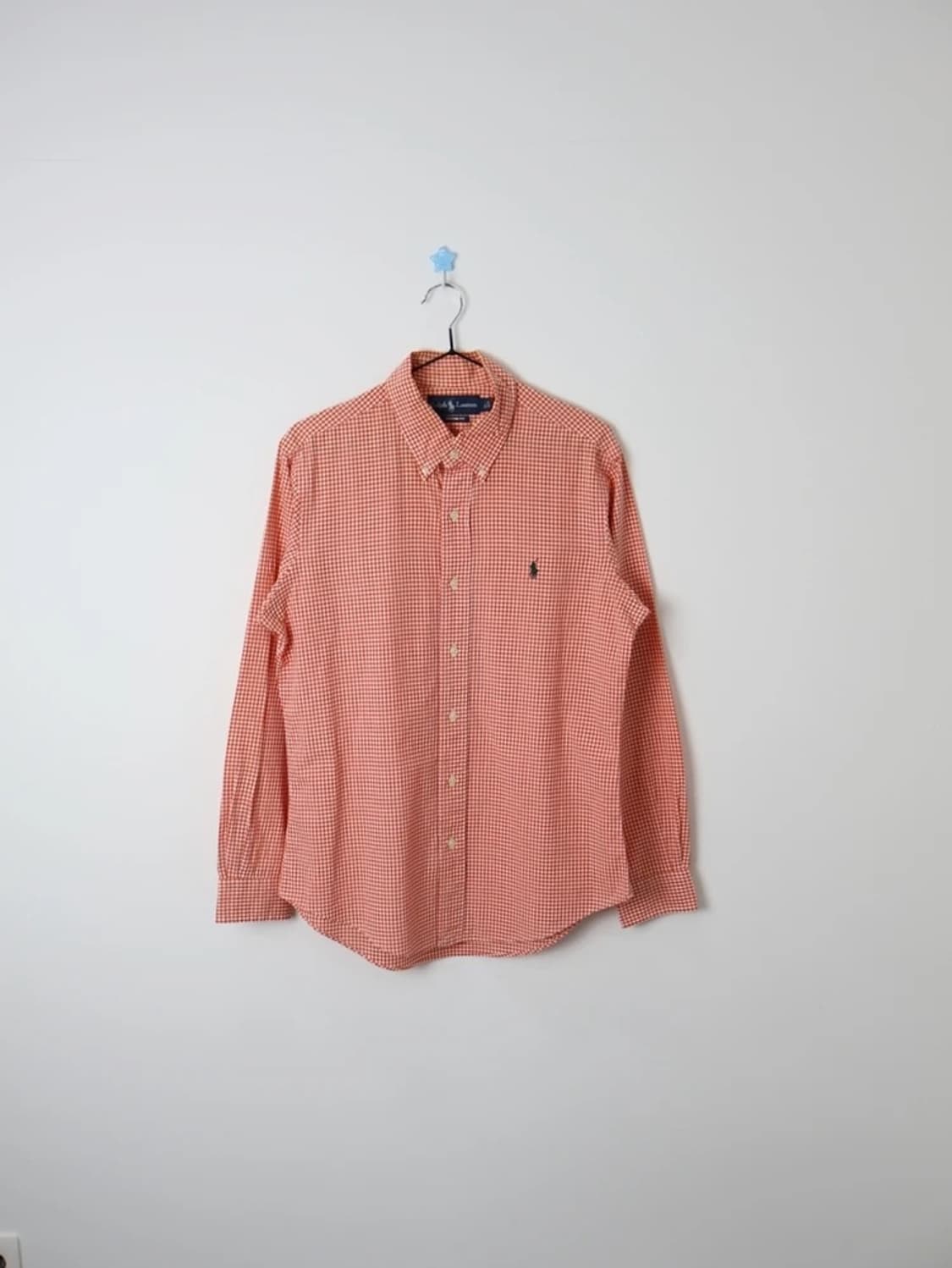 Polo by Ralph Lauren Orange Gingham Shir 상품이미지1