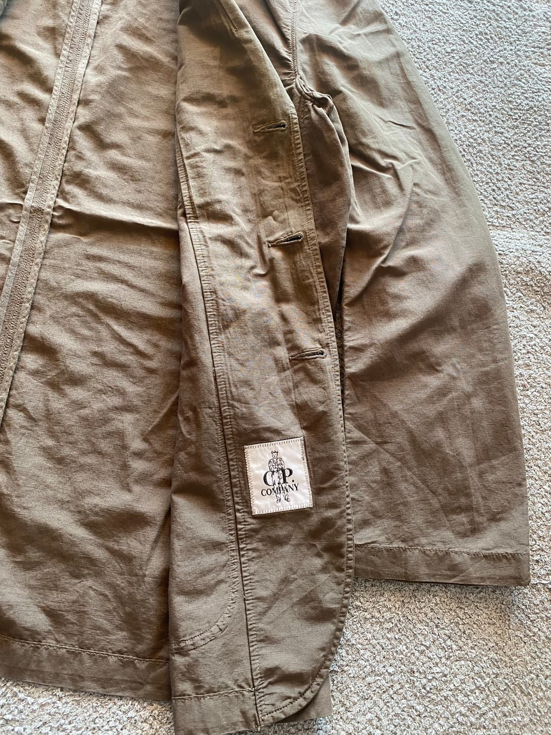 CP컴퍼니 코튼 린넨 3버튼 라이트웨이트 캐주얼 블레이저 상품이미지6