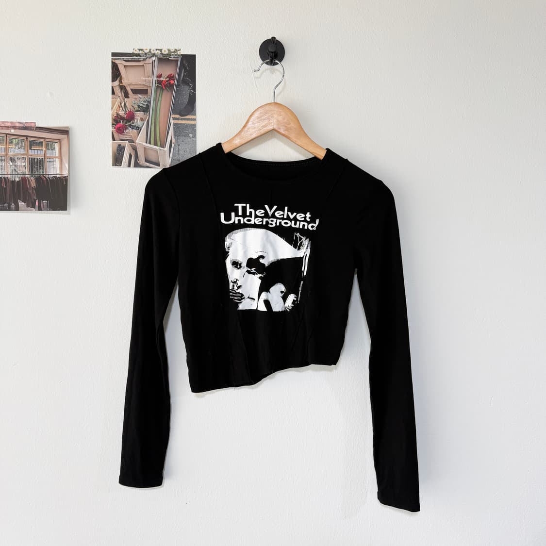 [S] 벨벳언더그라운드 크롭 밴드티 상품이미지1