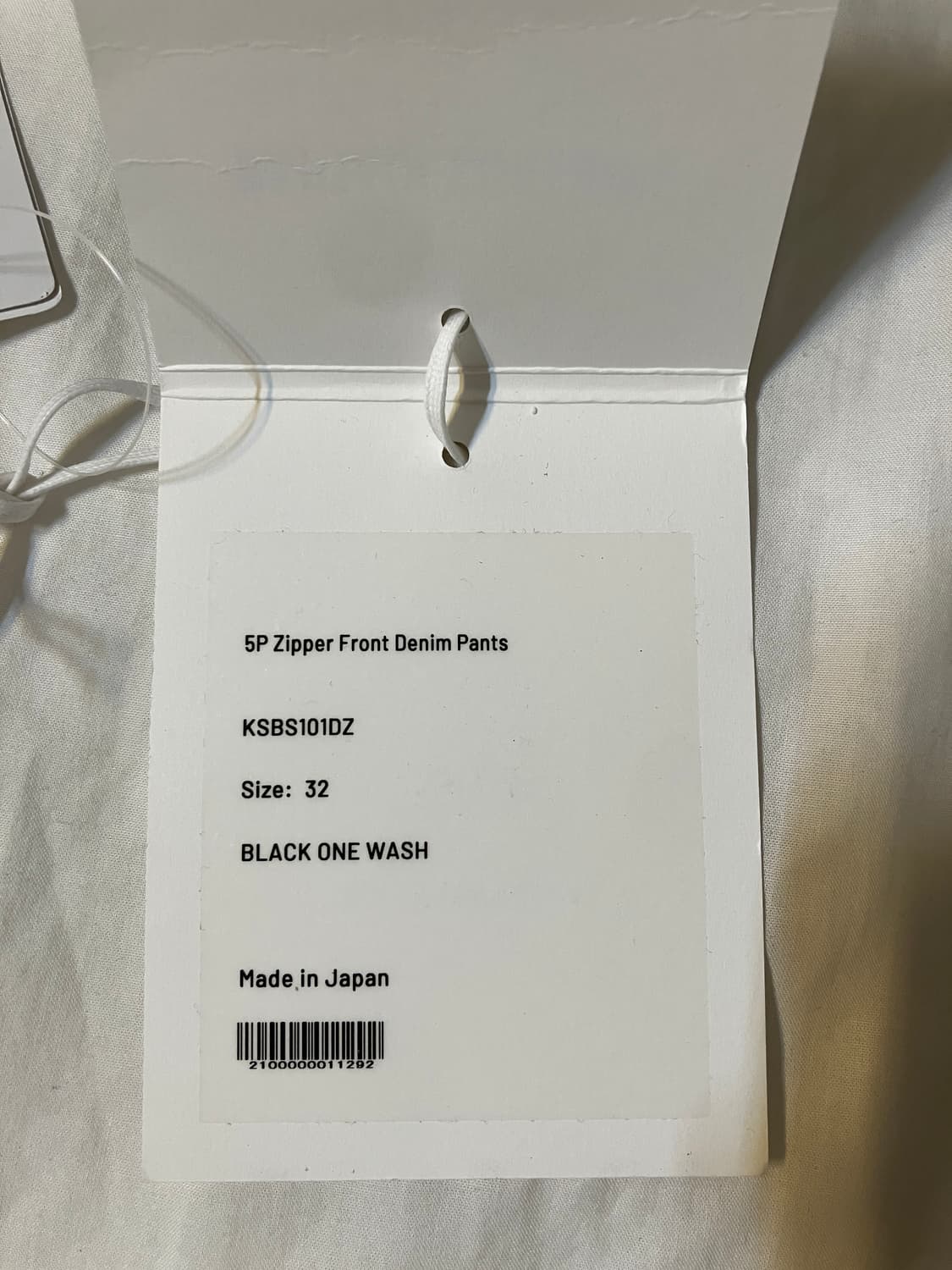 캡틴선샤인 데님 5p 원워시 블랙 32사이즈 상품이미지7