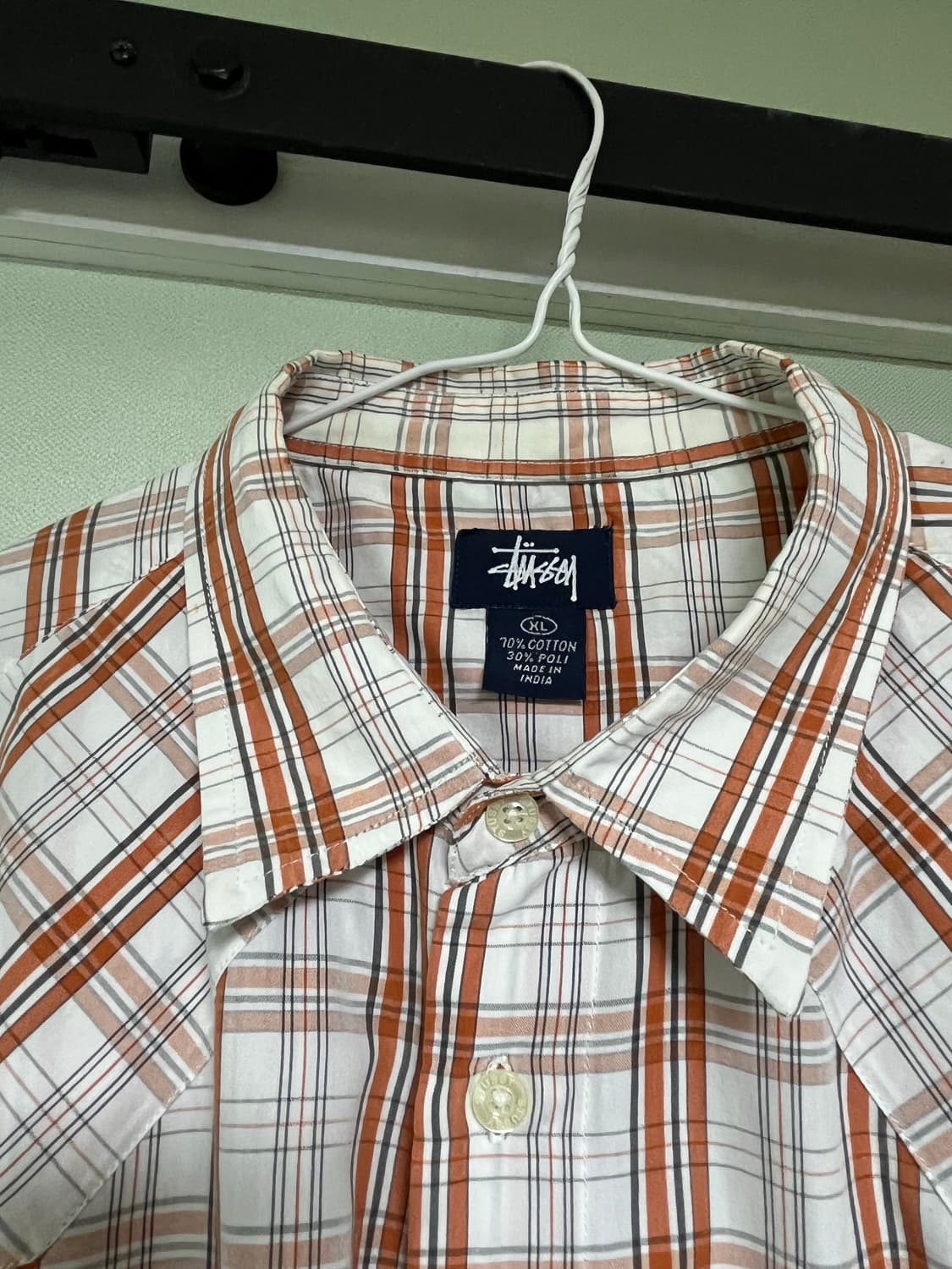 스투시 반팔 체크셔츠 상품이미지2