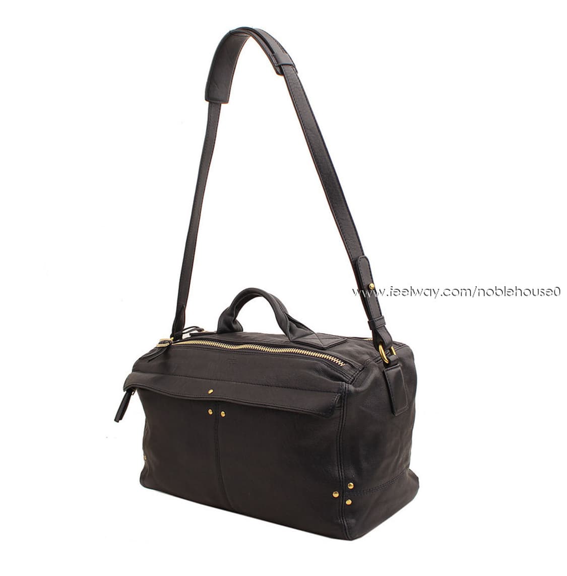 제롬드레이퓌스 블랙 램스킨 금장 스터드 토트겸 숄더백 상품이미지2