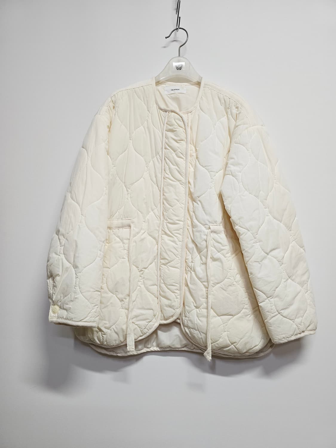 The nomore 아이보리 퀼팅 자켓 상품이미지1
