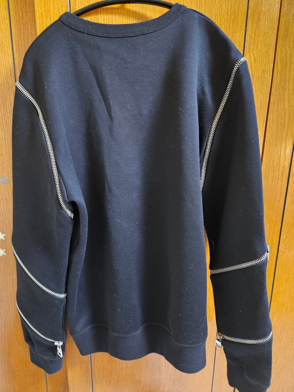 알렉산더 맥퀸 Alexander McQueen 지퍼 스웻 셔츠 블랙 M 상품이미지2