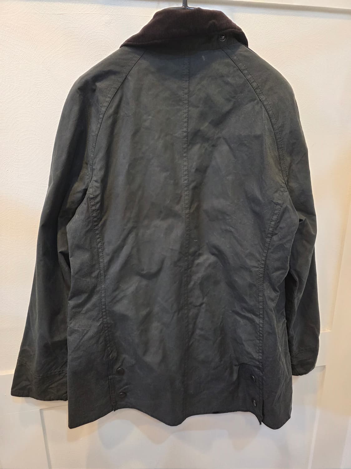 바버 왁스 코튼 자켓 코듀로이 카라 상품이미지4