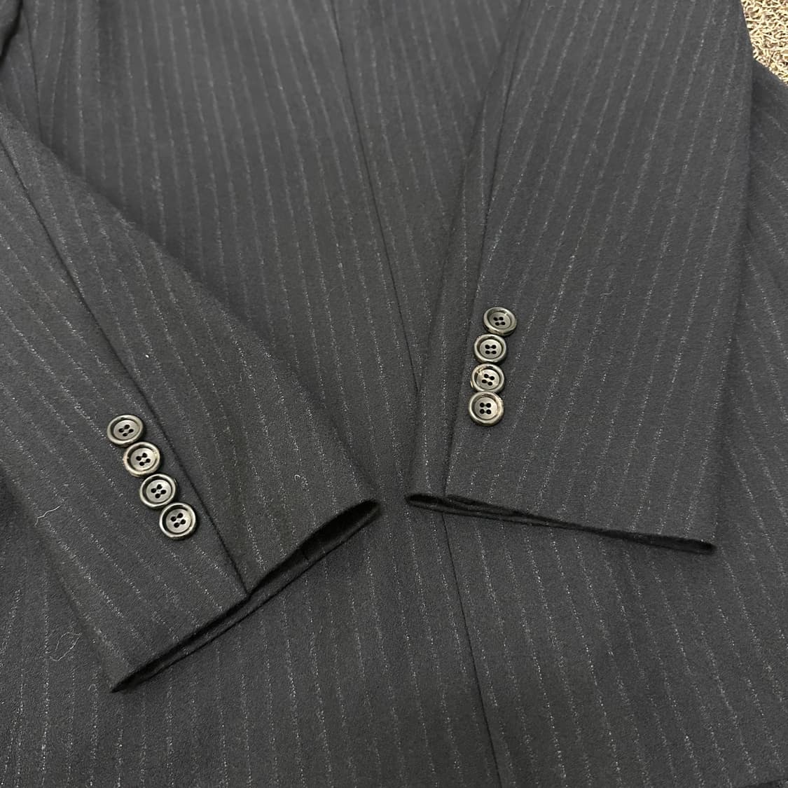 커스텀멜로우 더블 버튼 울 블레이져 정장 자켓 105(XL) 상품이미지8