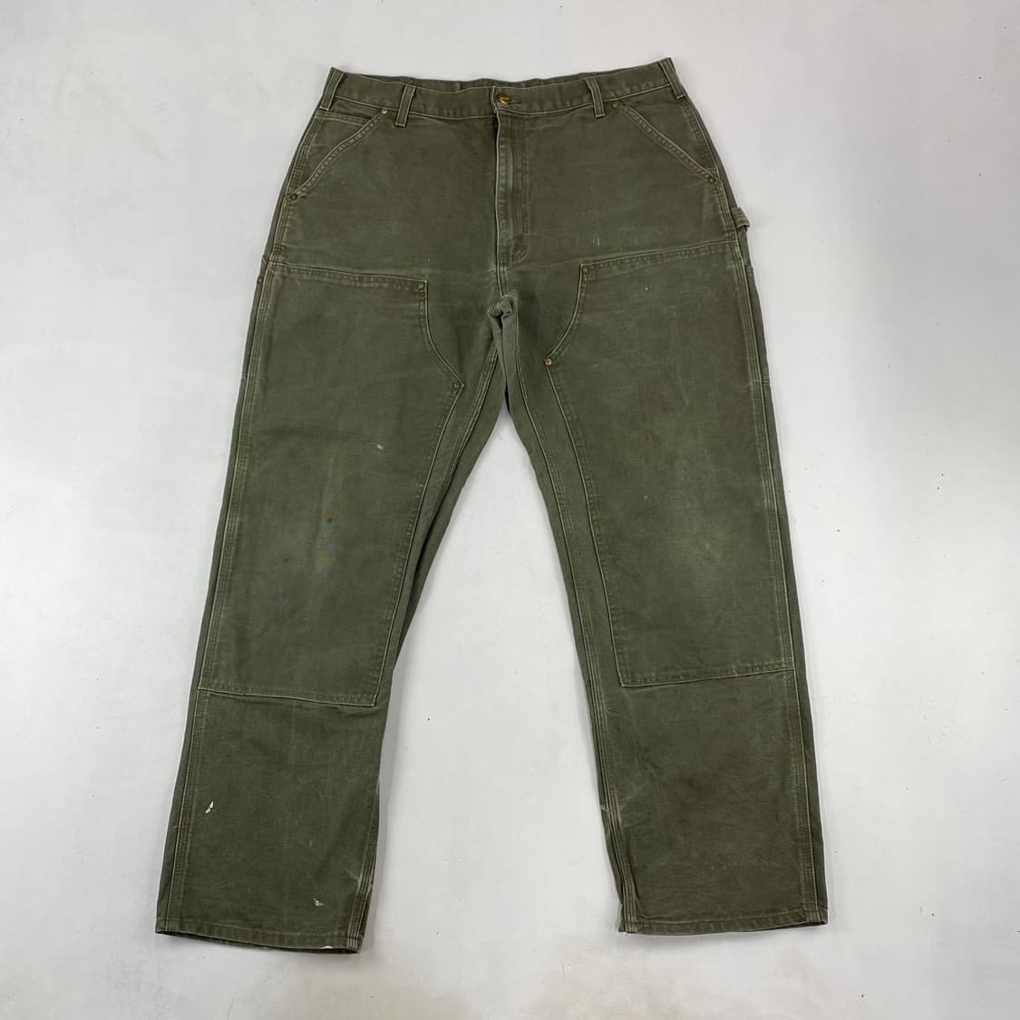 칼하트 OG 카키 더블니 워크 팬츠 (36) 상품이미지2