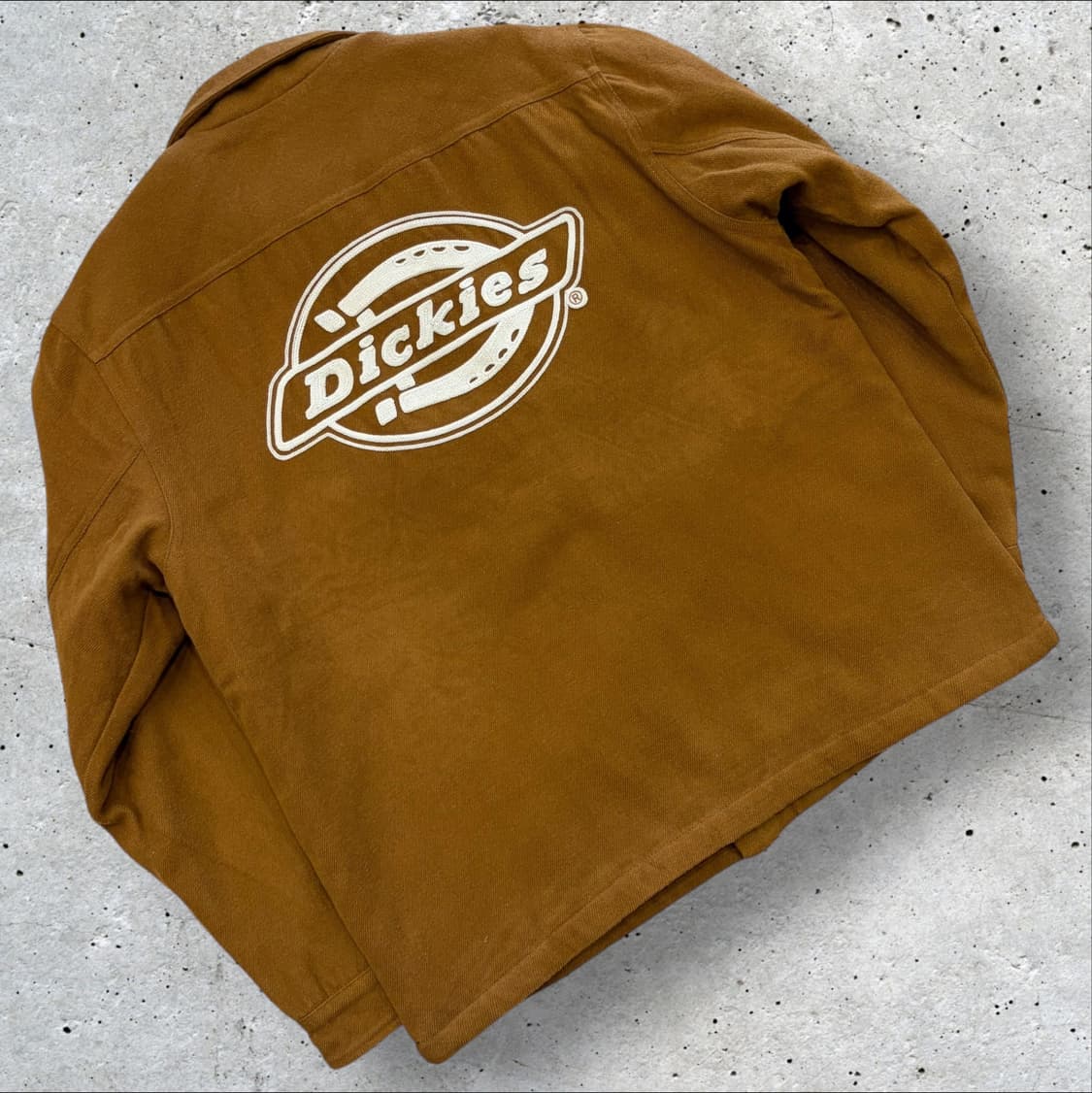 [M] 디키즈 누빔 투포켓 빅로고 브라운 자켓 D265 상품이미지1