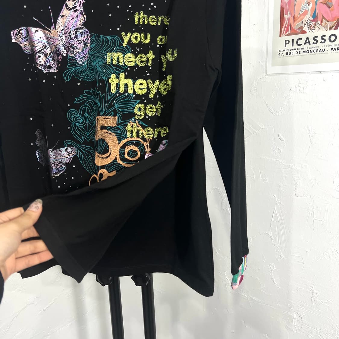 y2k 키치 프린팅 롱슬리브 상품이미지6