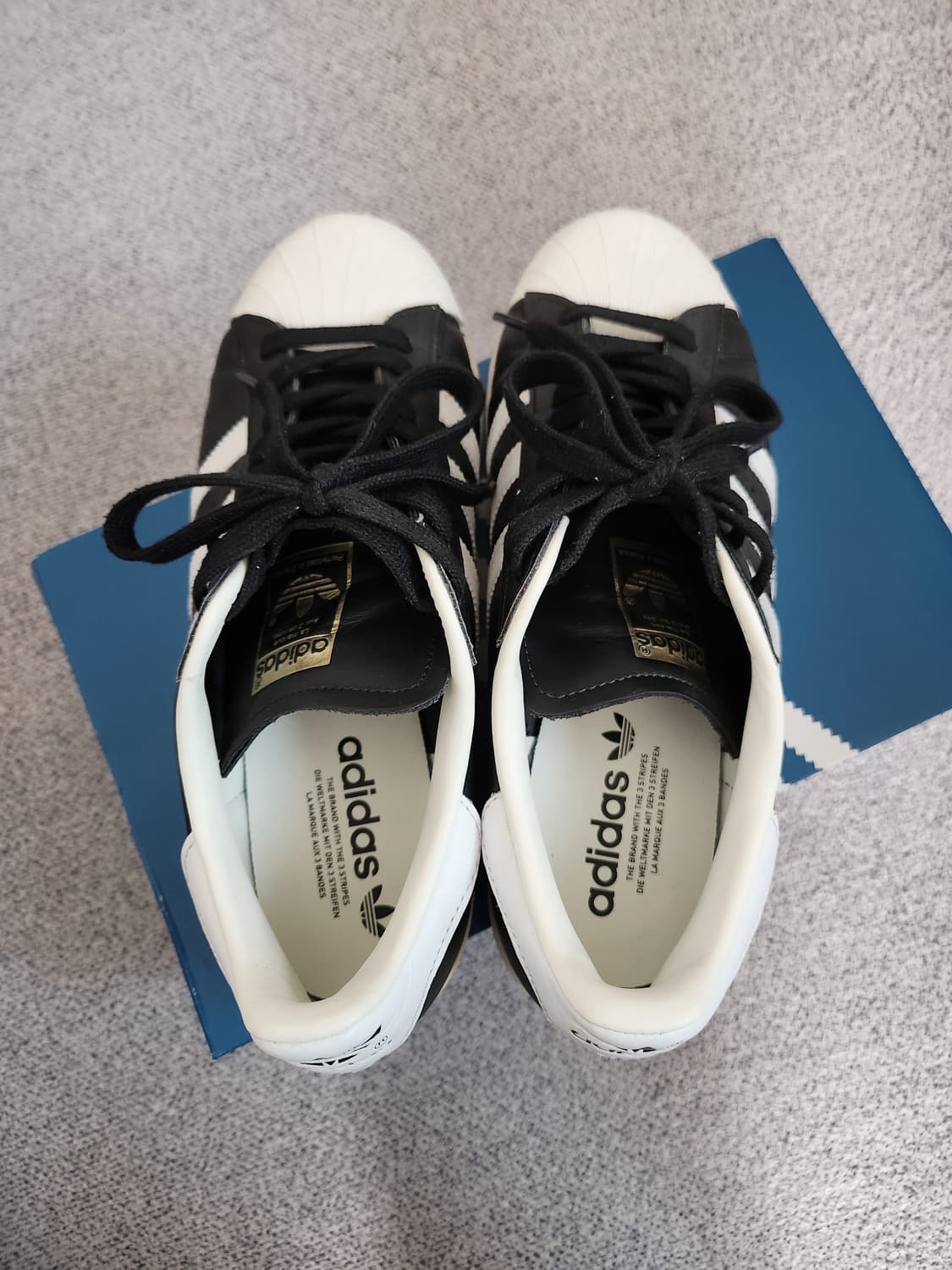 아디다스 슈퍼스타 82 FI 코어 블랙 265 사이즈 상품이미지5