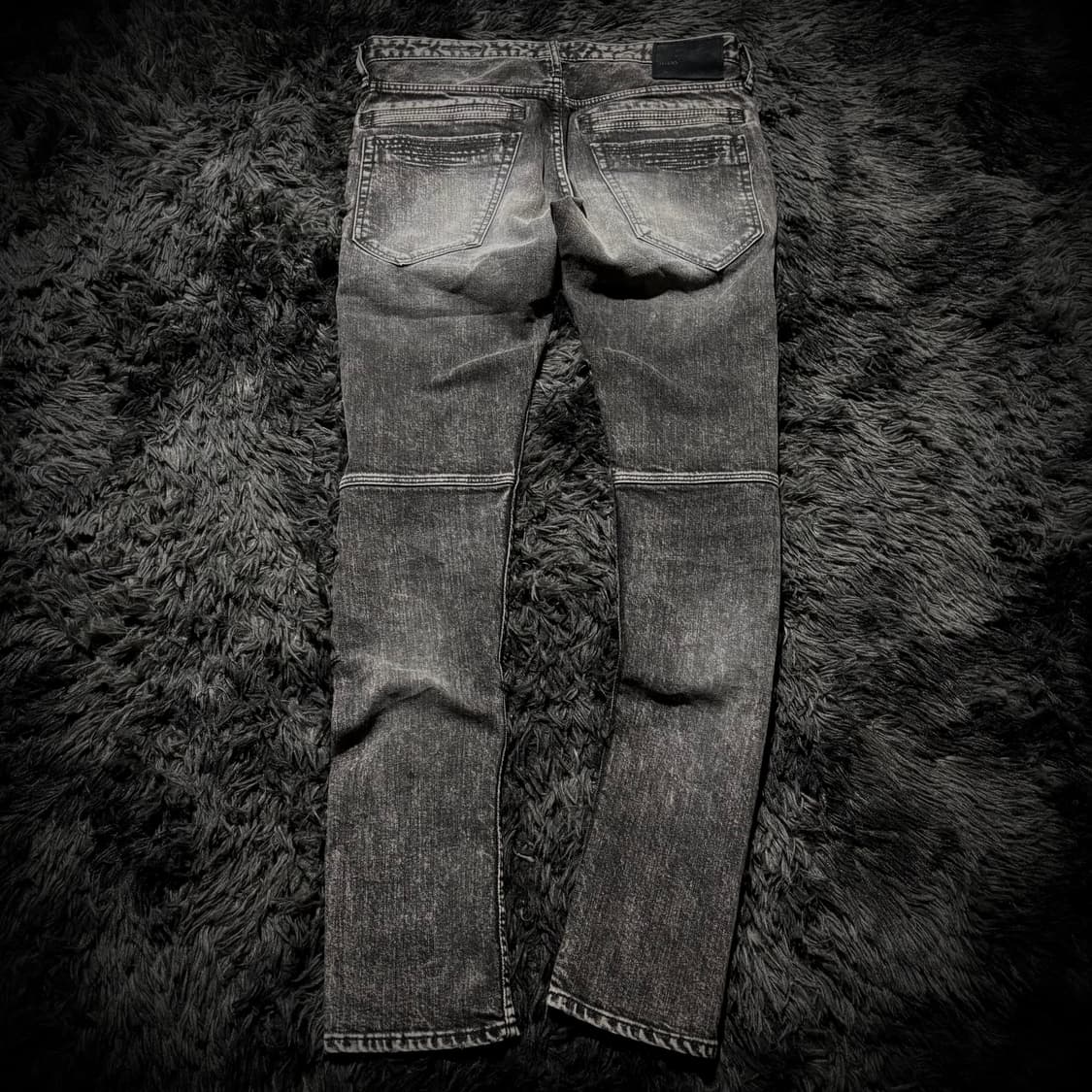 TAVERNITI JEANS 데미지 그레이 데님 스키니팬츠 상품이미지2