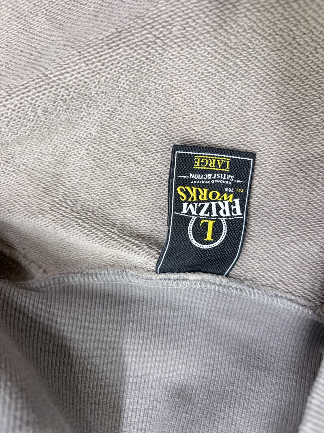 프리즘웍스 헤비 스웻 탱크 자켓 카키 브라운 상품이미지5