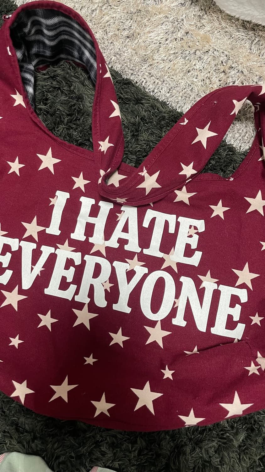 루저스 클럽 리버서블 스타 숄더백 레드 리버시블 백 가방 상품이미지3