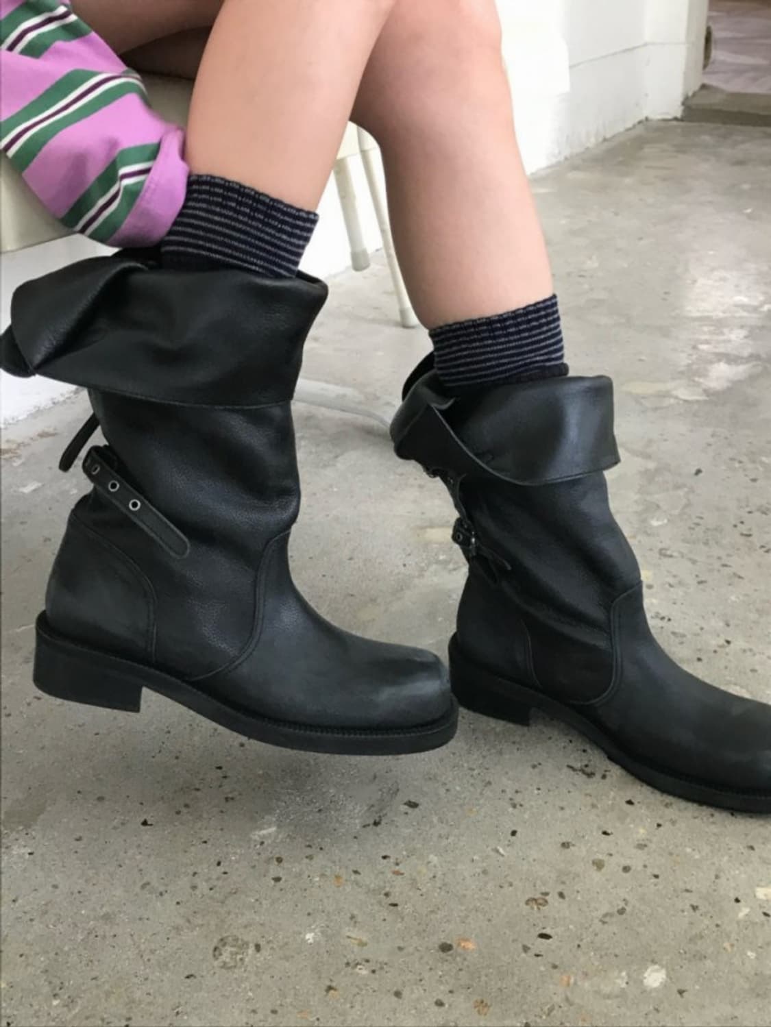 위아 벨티드 부츠 새상품 상품이미지7