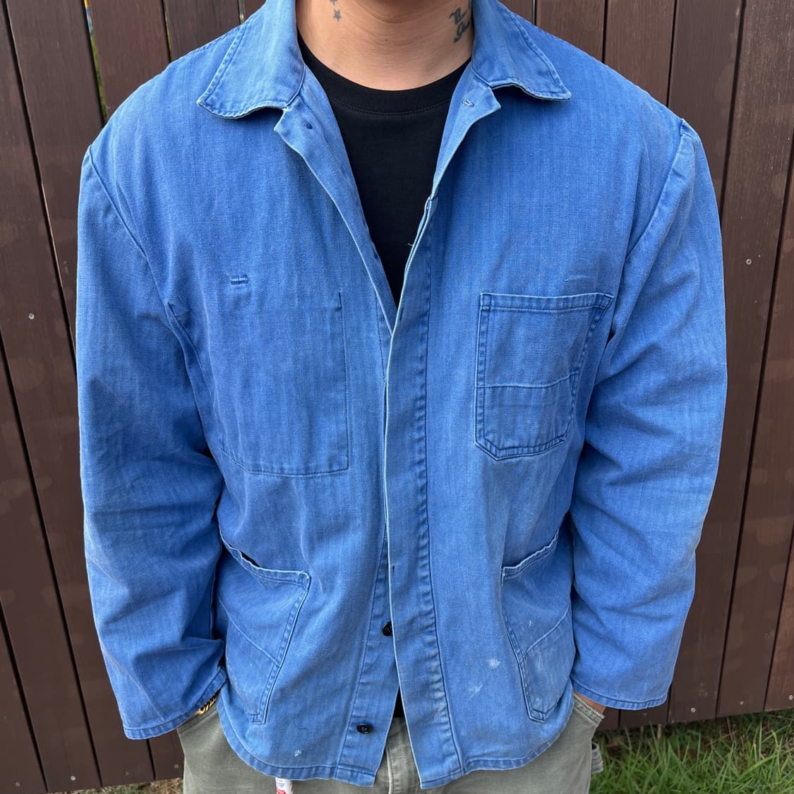 70s Vintage French Chore Work Jacket 상품이미지2