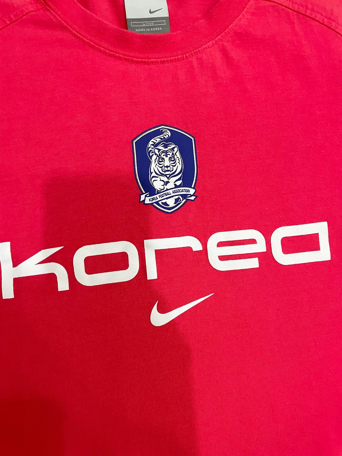 2002 나이키 KOREA 국가대표 국대 반팔티 상품이미지3