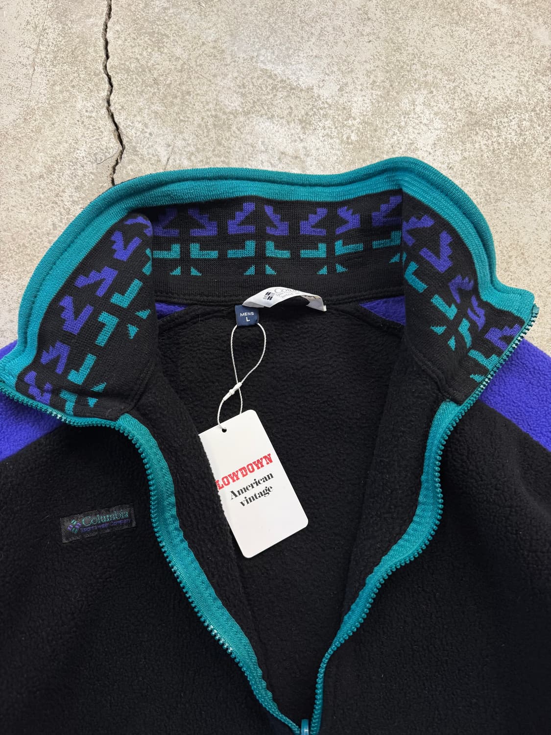 90s 컬럼비아 헤이웨이트 플리스 집업자켓 상품이미지3