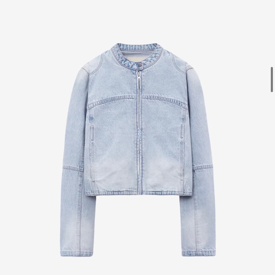 인사일런스우먼 워시드 데님 자켓 상품이미지1