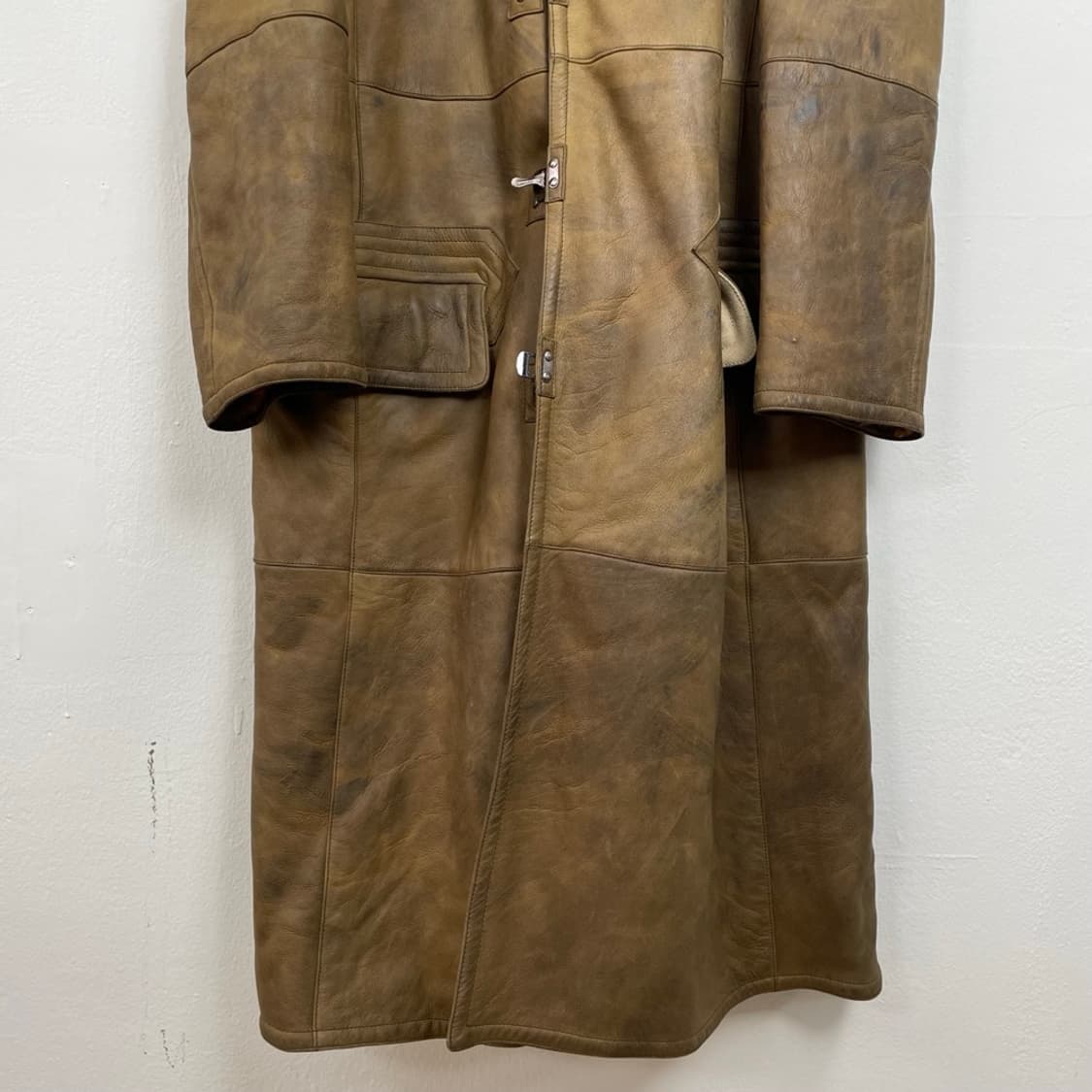 엠포리오 아르마니 Emporio Armani 시어링 롱 무스탕 코트 52 상품이미지4