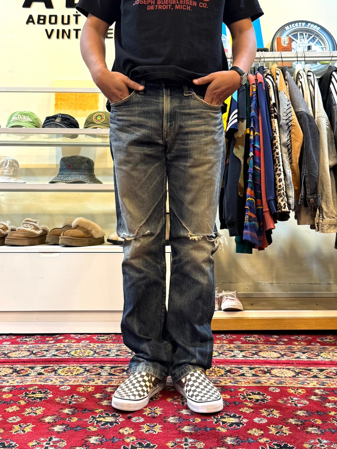 에드윈 505ZX 셀비지 데님 팬츠 31in 상품이미지1