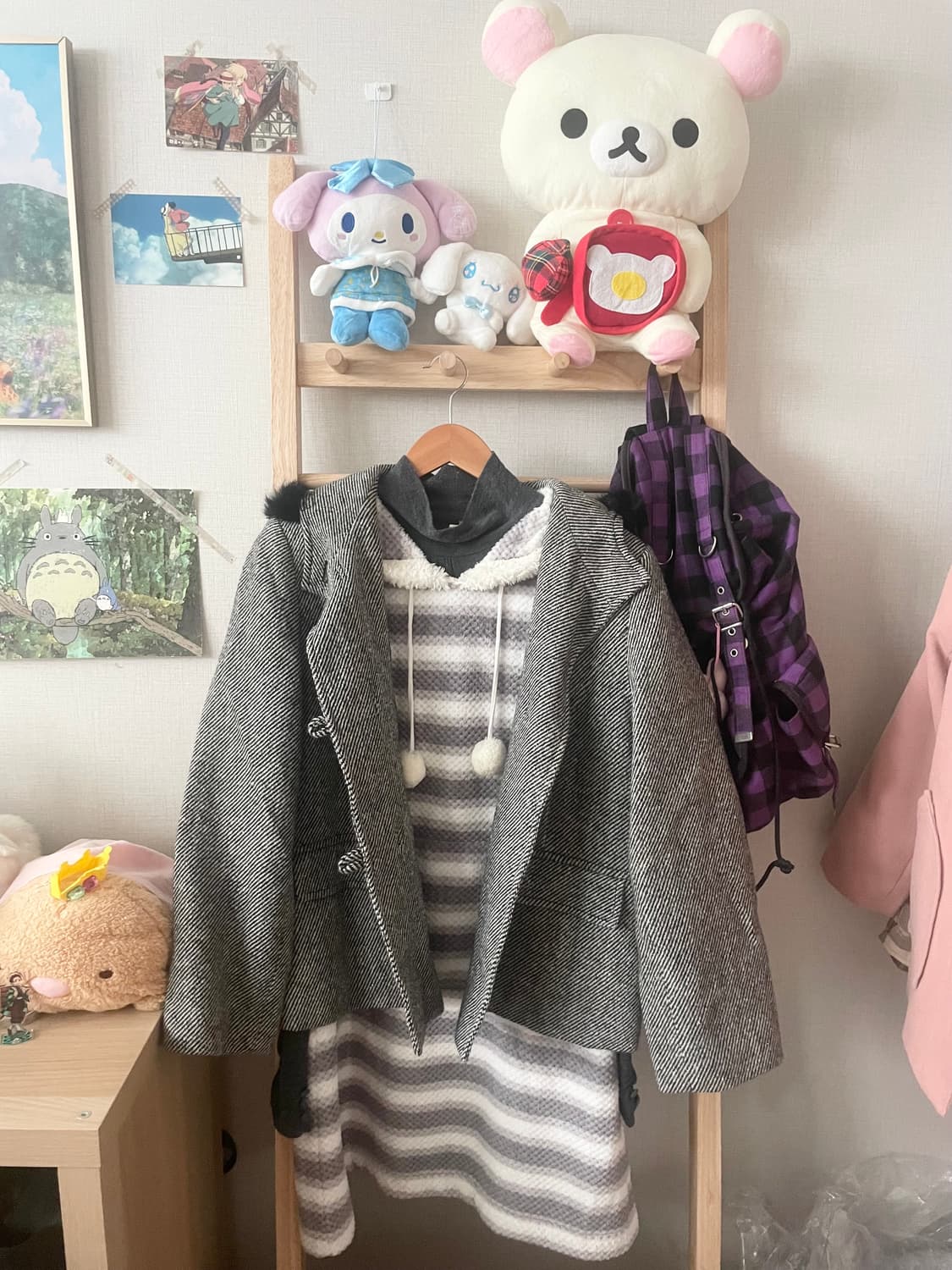 모리걸 빈티지 무채색 사와코 set🤍🩶 상품이미지2