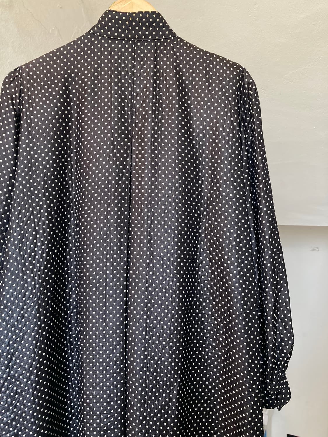 어깨 퍼프 도트 트렌치 야상 상품이미지6