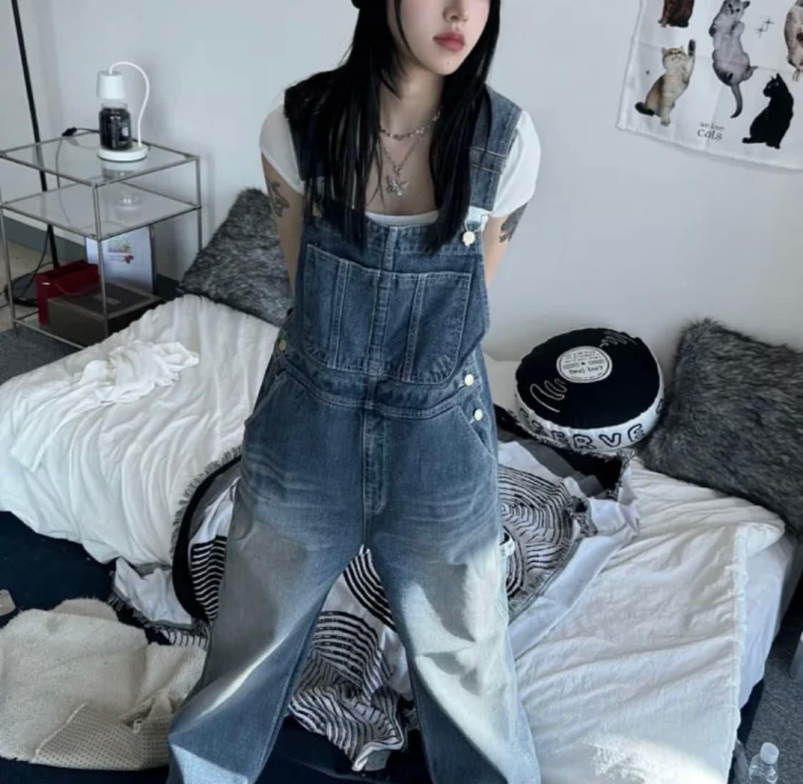 y2k 멜빵 상품이미지1