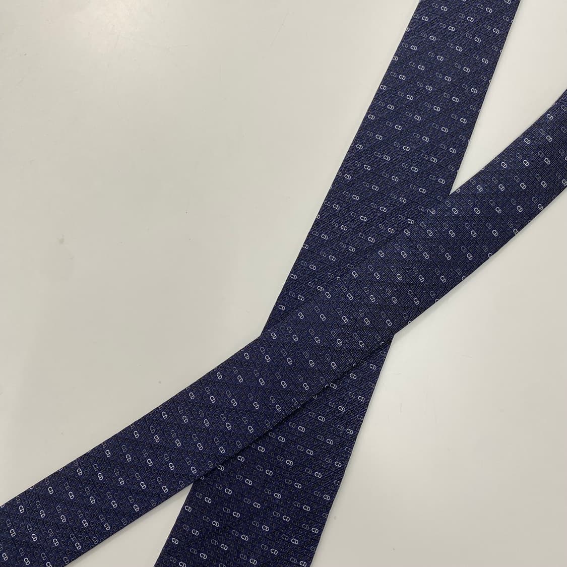 최상급 신형 디올(Dior) CD모노그램 넥타이 정품 명품8.2cm 상품이미지4