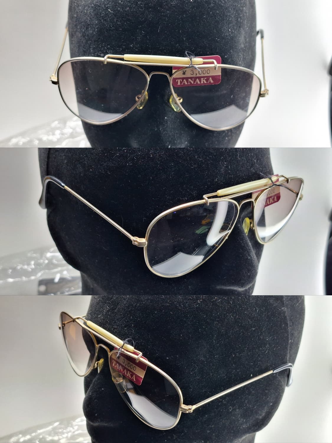 80s 일본제 빈티지 데드스톡 미사용/N-106 선글라스 투브릿지 파일럿 상품이미지9