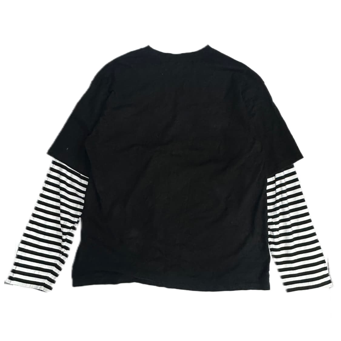 ⛓️Figments 자체 레이어드 펑크 긴팔 티셔츠⛓️반팔 긴팔 오버핏  상품이미지3