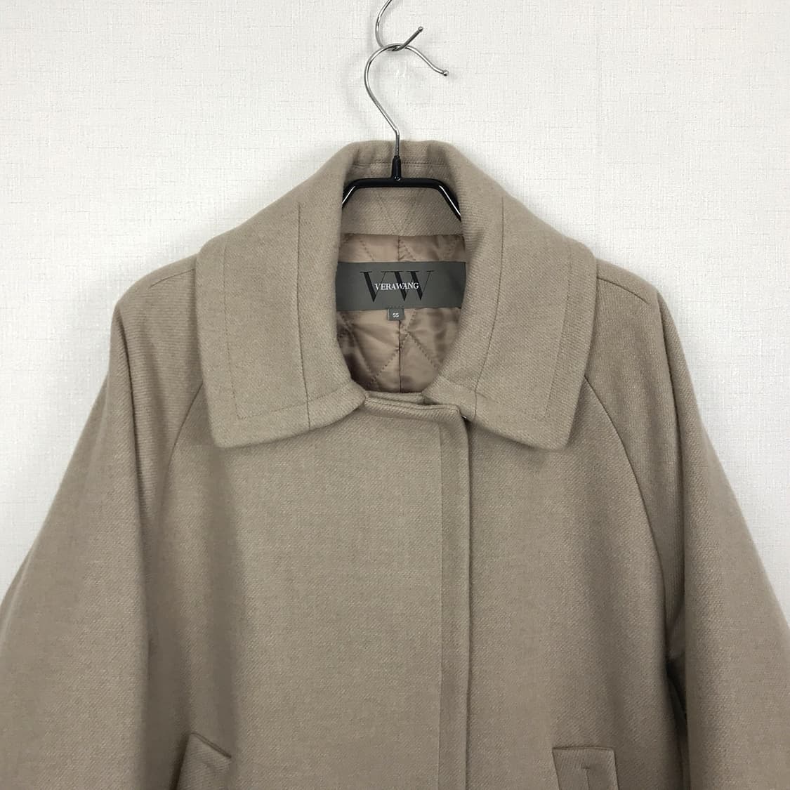 베라왕 VERAWANG 세미오버핏 숏 하프 코트 여성55 상품이미지4