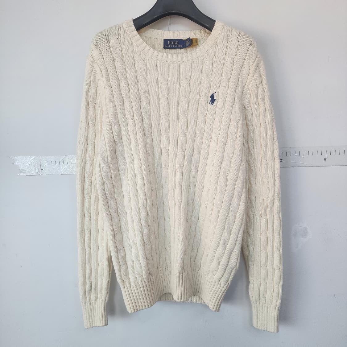 폴로 랄프로렌 아이보리 케이블 니트 상품이미지1