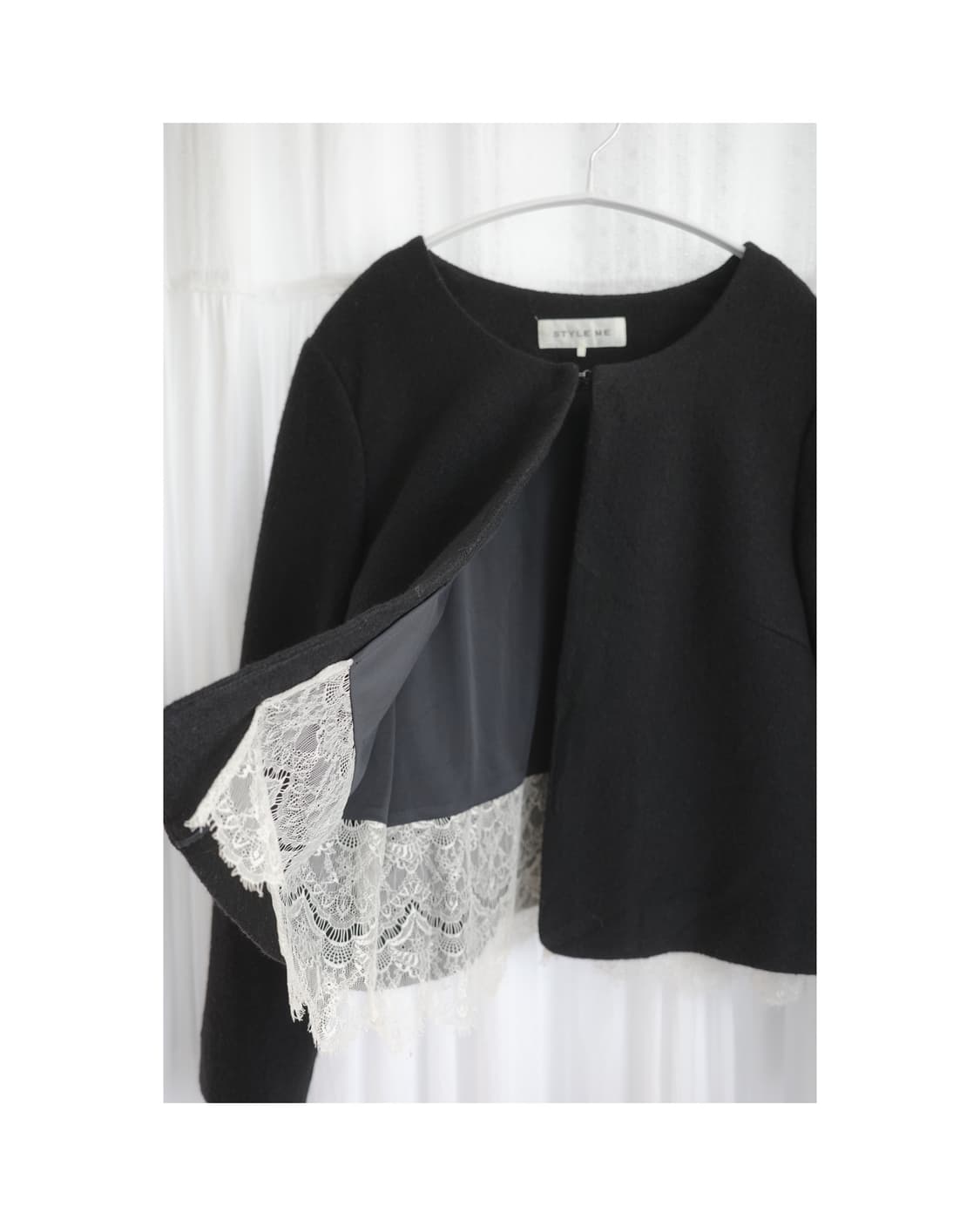 Race balck coat 상품이미지1