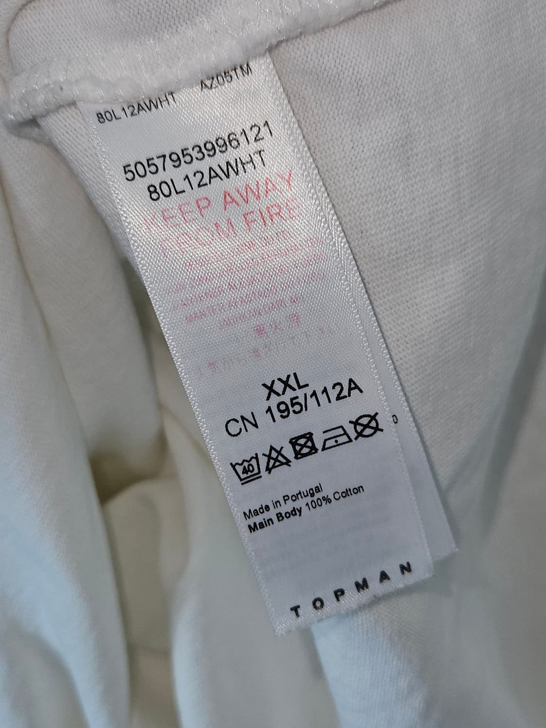 탑맨 TOPMAN 긴팔 티셔츠 롱슬리브 XXL 상품이미지4