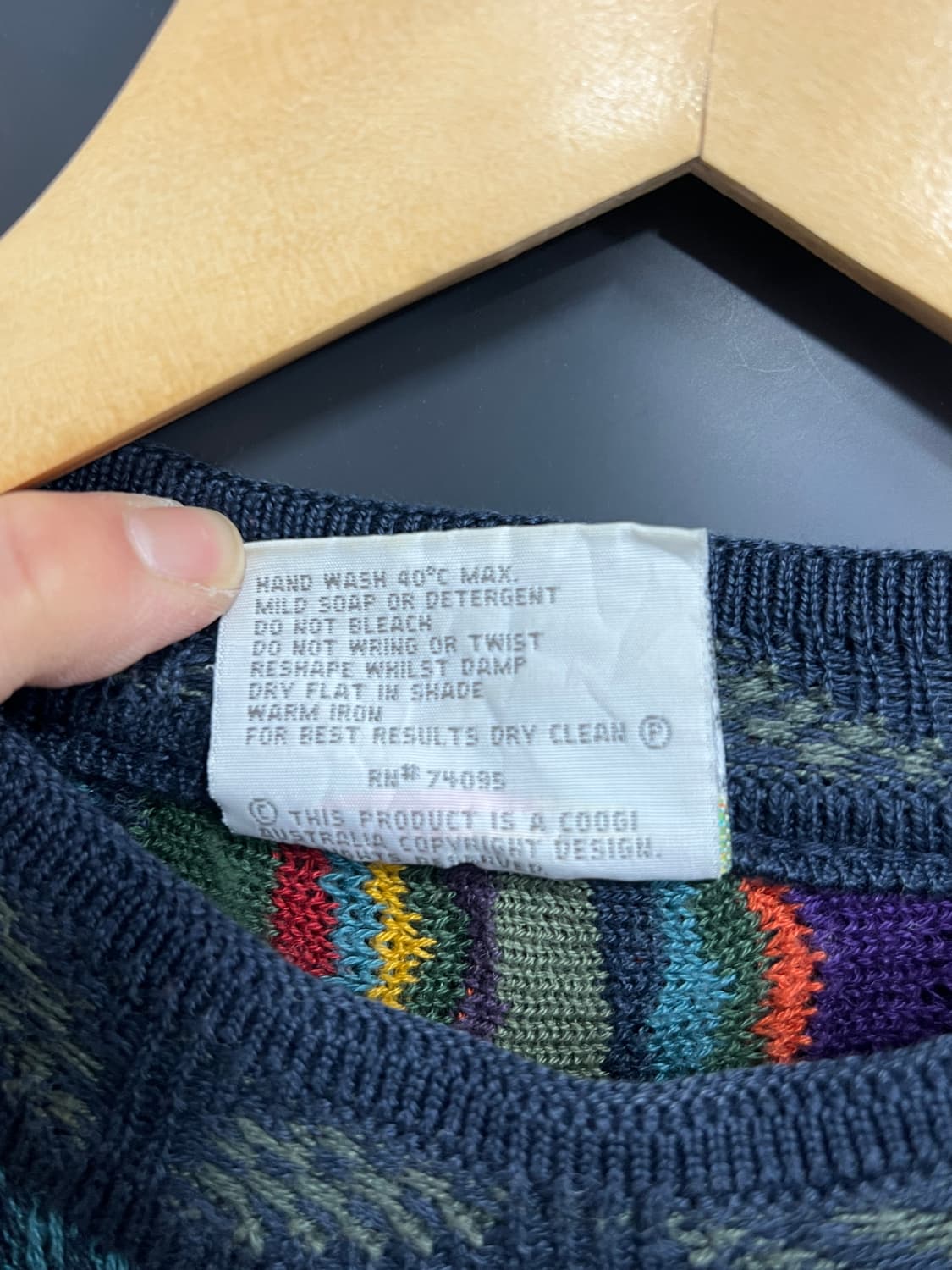 Coogi 쿠지 케이블 꽈배기 빈티지 니트 상품이미지5