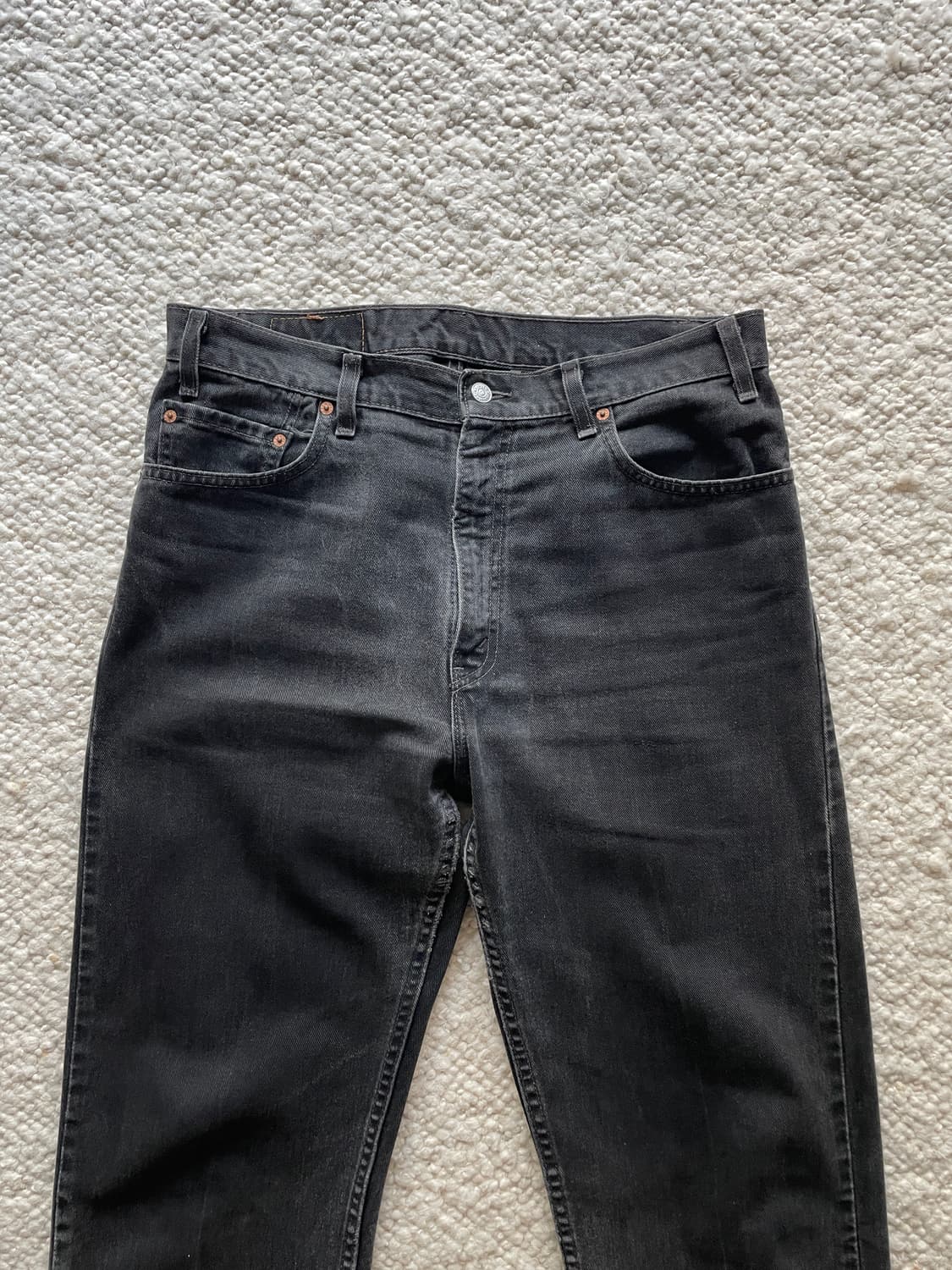 90s USA 리바이스 505 블랙 빈티지 데님 36 상품이미지1