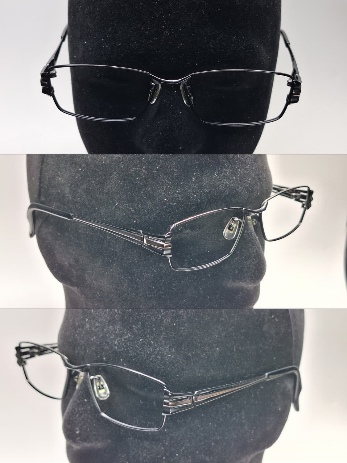 하세가와 Gran-Ciel GL38-051 매트블랙 웰링턴 안경테/일본  상품이미지2