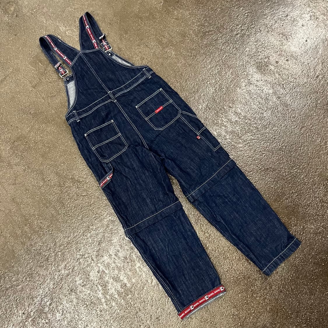 00s 칼카니 컨버터블 데님 오버롤 (XL) 상품이미지3