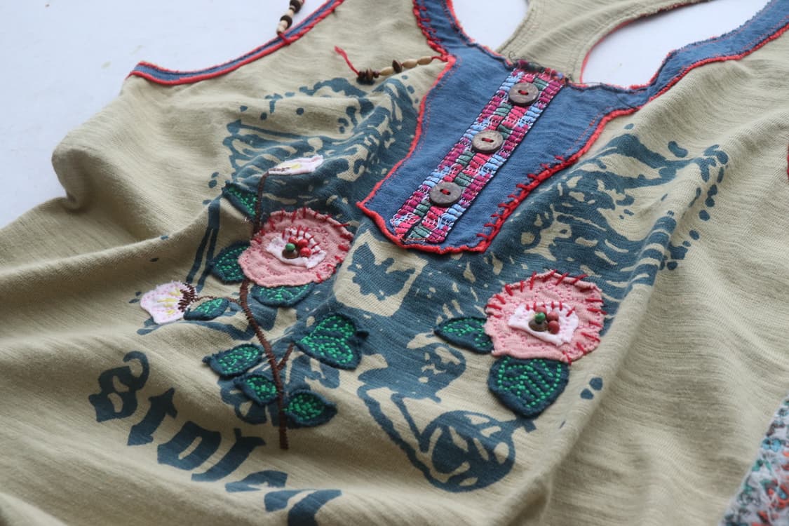 [Lilicoy] Butterfly Patchwork Tank Top 상품이미지6