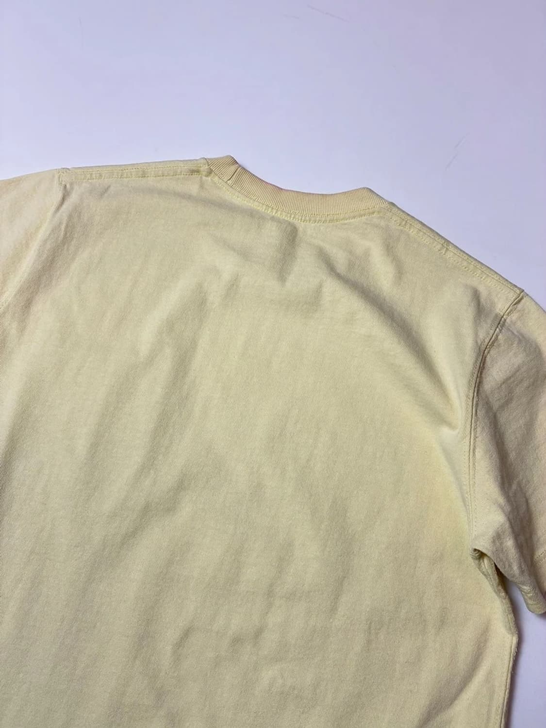 단톤 22ss 플레인 숏슬리브 포켓 티셔츠 레몬 PN8592 상품이미지6