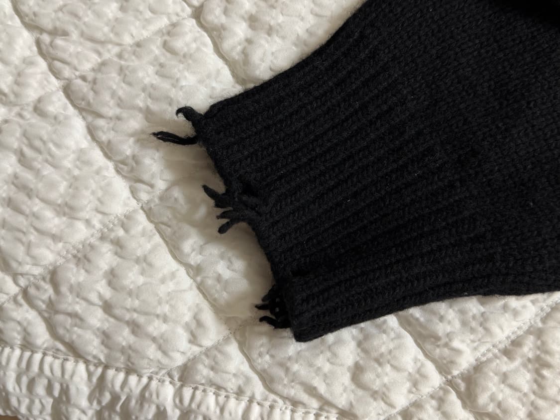 더오픈프로덕트 WOOL BLENDED BOLERO KNIT TOP, BL 상품이미지4