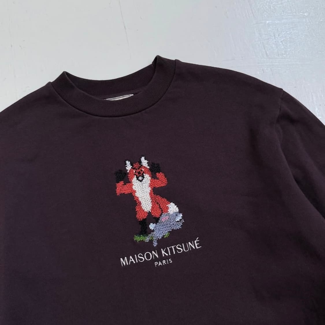 메종 키츠네 픽셀 폭스 크루넥 스웻셔츠 상품이미지2