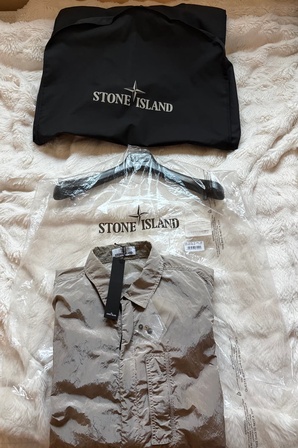 스톤아일랜드 나일론메탈 오버 셔츠 자켓 살몬 / 3xl 상품이미지9