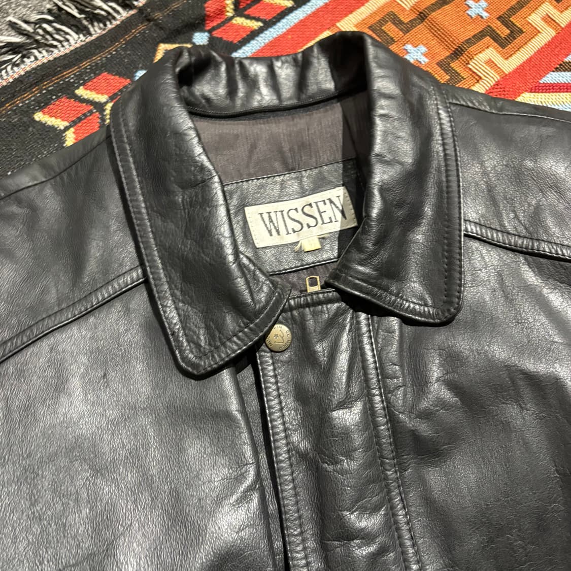 빈티지 양가죽 봄버 레더자켓 상품이미지4