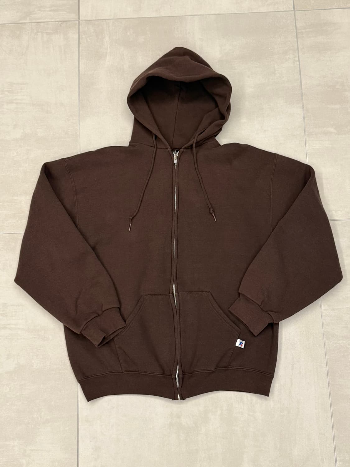 러셀 빈티지 후드집업  브라운 L 상품이미지1