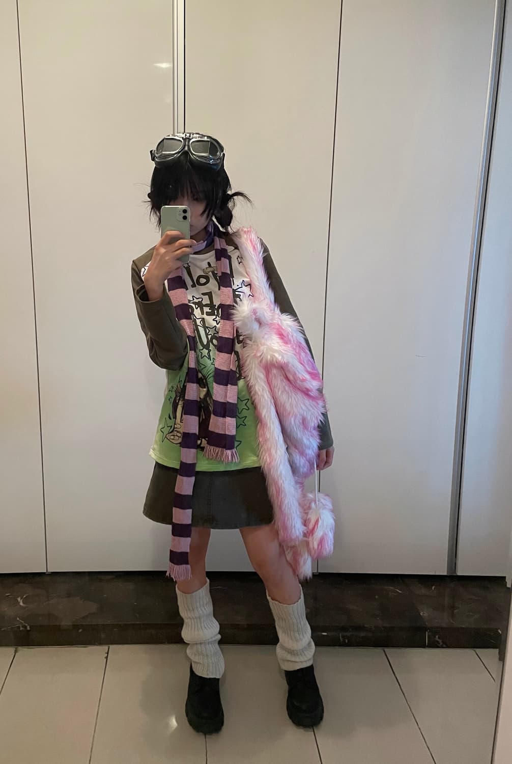 빈티지 y2k 그런지 버니 프린팅 나그랑 티셔츠 상품이미지2