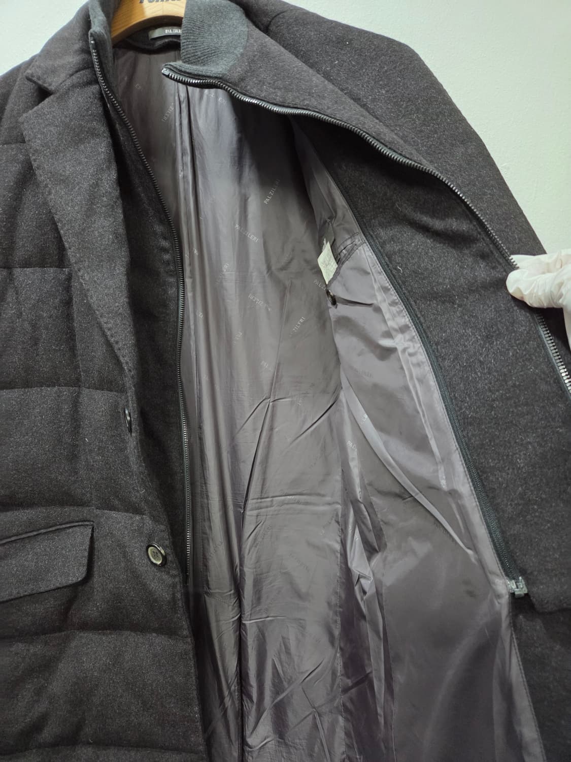 PAL ZILERI 남성 구스다운패딩코트 캐시미어 50프로 46 상품이미지3