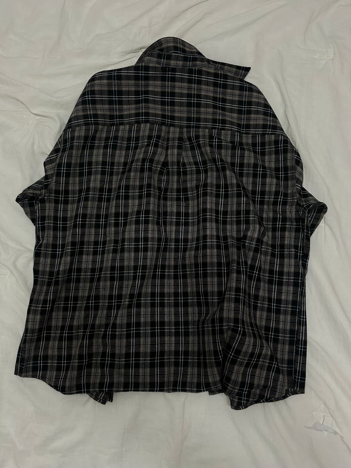 DNSR 브라운 체크 셔츠 상품이미지3