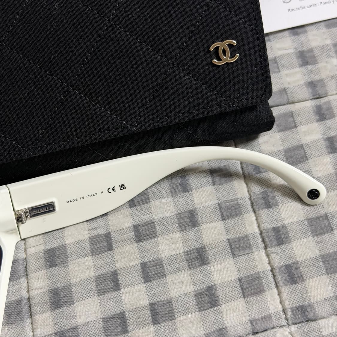 (OS) Chanel 샤넬 CC로고 쉴드 선글라스 블랙  상품이미지6